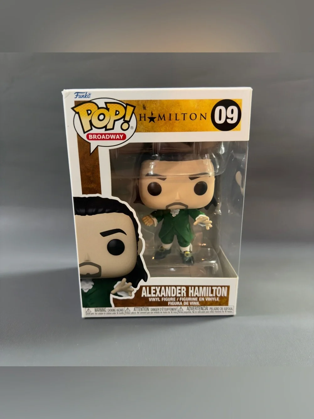 Funko Pop Broadway Hamilton Alexander Hamilton 09 Vinyl Figure Green Suit